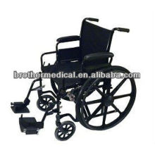 Powder coated steel wheelchair